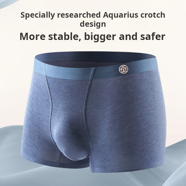 Nex Mira SilkShield Pro Boxer: Luxury Men’s Silk Underwear – Seamless Mulberry Silk Boxer Briefs with Antibacterial Crotch
